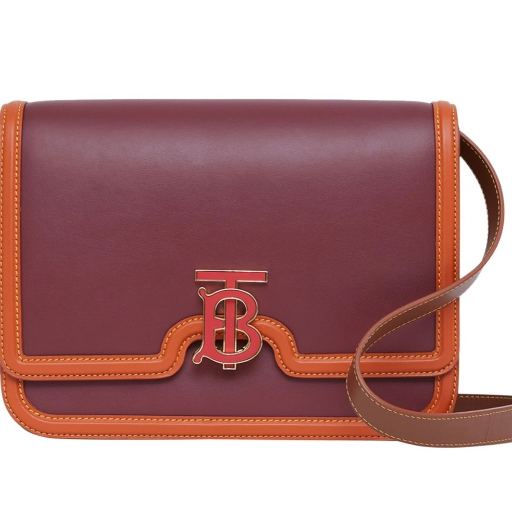 Brand New Medium calf Leather TB Bag - Crossbody cum Shoulder - Picture 5 of 8